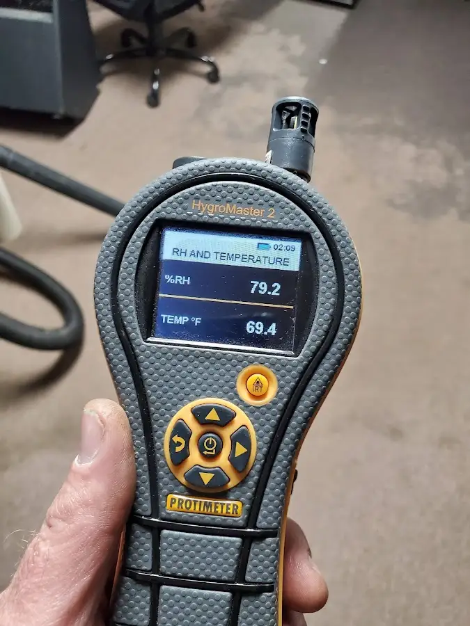 Moisture meter humidity assessment for Fire & Smoke Damage Restoration in Brookings
